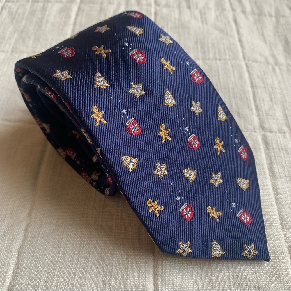 Stafford‎ Gingerbread Man Christmas Holiday Tie